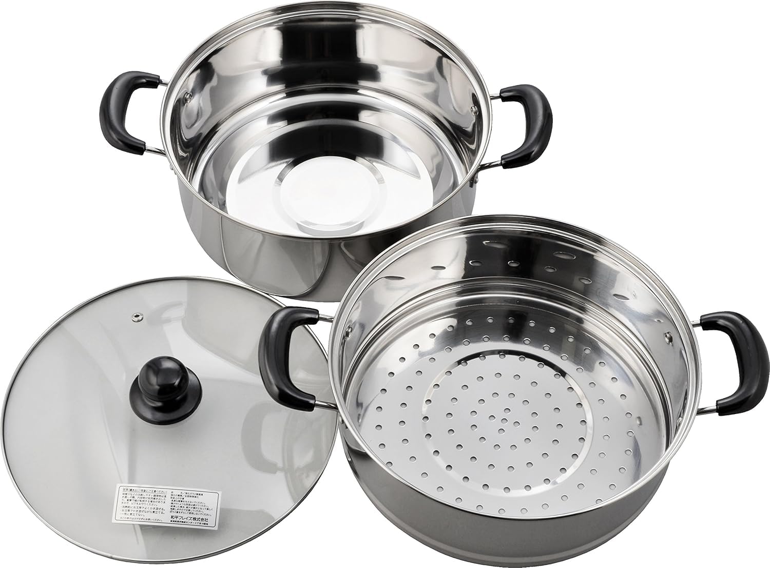 和平フレイズ 二段蒸し器 ヴェンセ 26cm ガラス蓋付 IH対応 ステンレス VR-8182 2zzhgl6 717-ce4X-jL._AC_UF350,